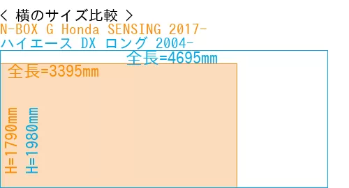 #N-BOX G Honda SENSING 2017- + ハイエース DX ロング 2004-